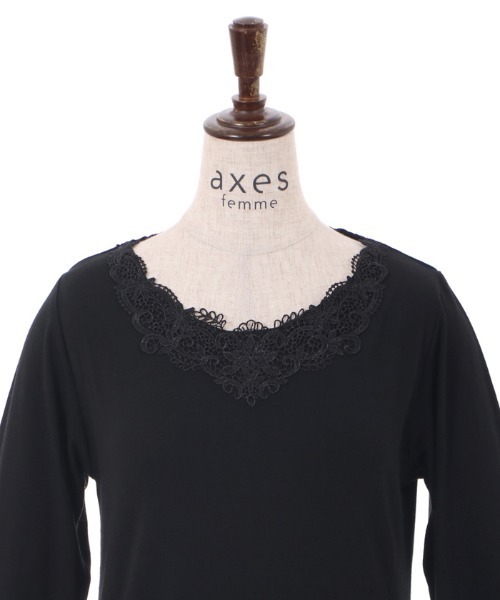 axes femme（アクシーズファム）の「モチーフレースインナー（インナーウェア/肌着・レディース・ブラック/ピンク/キナリ・FREE）」の17枚目の写真
