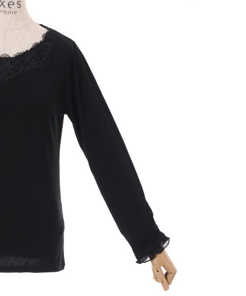 axes femme（アクシーズファム）の「モチーフレースインナー（インナーウェア/肌着・レディース・ブラック/ピンク/キナリ・FREE）」の22枚目の写真