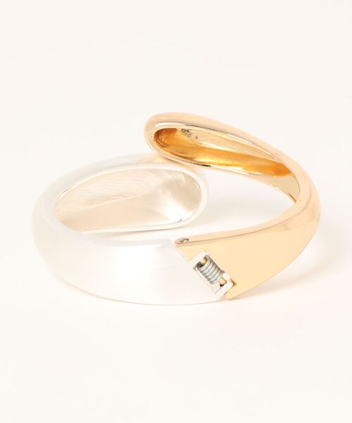 Coo+i（クーイ）の「デザインバングル（バングル/リストバンド・レディース・シルバー×ゴールド・FREE）」の10枚目の写真