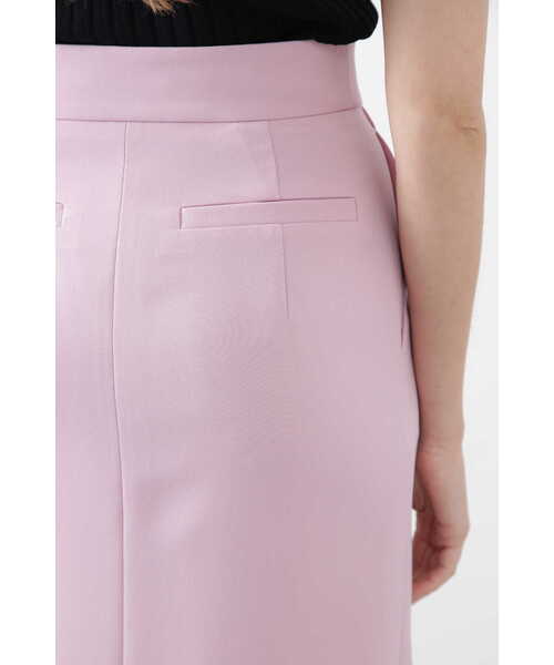 ピンキー＆ダイアン シルバーボタンスカート￼ 上品 きれいめ タイト