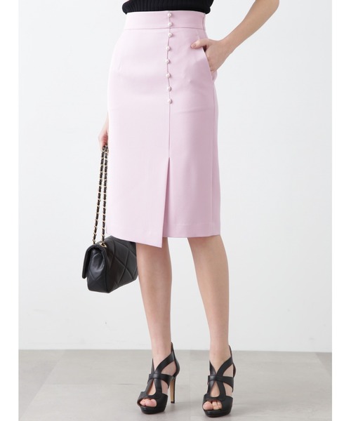 PINKY&DIANNE（ピンキーアンドダイアン）の「◇シルバーボタンスカート  