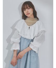 merry jenny | ラッフルショートガーゼブラウス(シャツ/ブラウス)