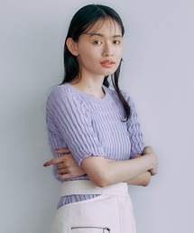 PUBLIC TOKYO | ポップコーンリブプルオーバーニット(Tシャツ/カットソー)