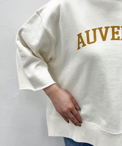 LOWRYS FARM(ローリーズファーム)の「カレッジウラケ6S 191372(Tシャツ/カットソー・レディース・グレー/チャコールグレー/アイボリー・FREE)」の8枚目の写真