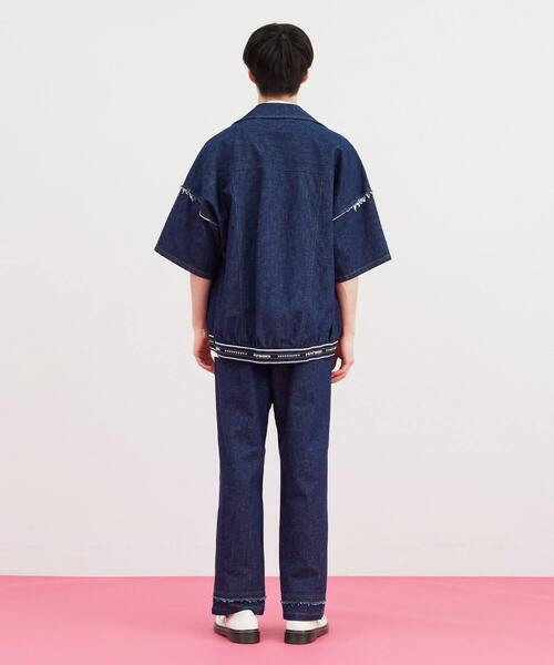 FRAPBOIS（フラボア）の「ラフデニム ジャケット（デニムジャケット・レディース・ネイビー/サックスブルー・2/1）」の21枚目の写真