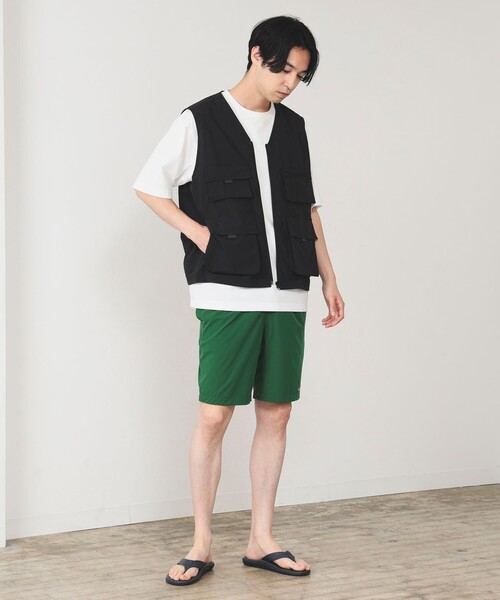 B:MING by BEAMS（ビーミングバイビームス）の「B:MING by BEAMS / マルチファンクション オープンカラー ベスト(セットアップ対応)（ベスト・メンズ・ブラック/ブラウン系その他5・LARGE/MEDIUM）」の3枚目の写真