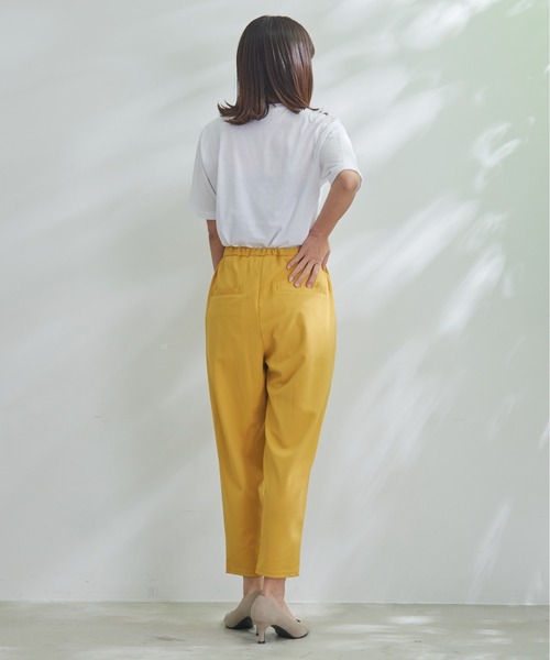 Arnold Palmer（アーノルドパーマー）の「カット ジョーゼット イージーパンツ（その他パンツ・レディース・ブラック/アイボリー/マスタード・S/M/L）」の18枚目の写真