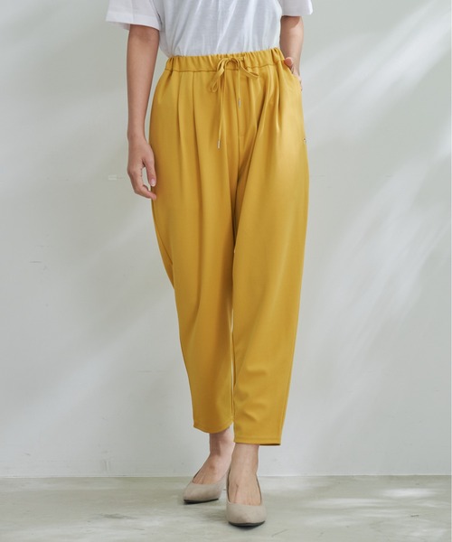 Arnold Palmer（アーノルドパーマー）の「カット ジョーゼット イージーパンツ（その他パンツ・レディース・ブラック/アイボリー/マスタード・S/M/L）」の8枚目の写真