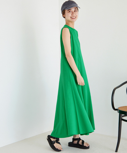 JOURNAL STANDARD relume(ジャーナルスタンダード レリューム)の「《追加3》コットンマーメイドラインワンピース(ワンピース・レディース・コバルトブルー/グリーン/ブラック・FREE)」の16枚目の写真