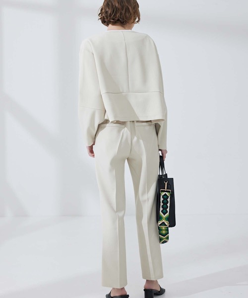 CEDNIE（セドニー）の「センタープレスストレートパンツ（その他パンツ・レディース・アイボリー/ネイビー・S/M）」の11枚目の写真