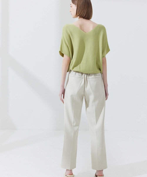 CEDNIE（セドニー）の「センタープレスストレートパンツ（その他パンツ・レディース・アイボリー/ネイビー・S/M）」の18枚目の写真