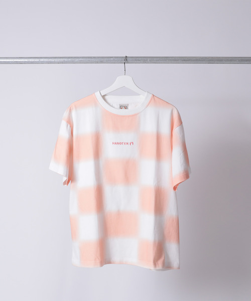 HANGTEN(ハンテン)の「【HANG TEN/ハンテン】ブロックチェック PT TEE(Tシャツ/カットソー・レディース・ピンク/ブルー・M/L)」の4枚目の写真