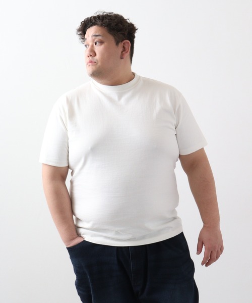 FUNALIVE(ファンアライブ)の「KONGOW ビックサイズ/キングサイズ ヘビーウェイト半袖Tシャツ 7.5オンス(Tシャツ/カットソー・メンズ・その他1/その他2/ホワイト/ブラック/カーキ/ネイビー・3L/4L)」の2枚目の写真