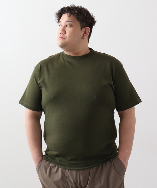 FUNALIVE(ファンアライブ)の「KONGOW ビックサイズ/キングサイズ ヘビーウェイト半袖Tシャツ 7.5オンス(Tシャツ/カットソー・メンズ・その他1/その他2/ホワイト/ブラック/カーキ/ネイビー・3L/4L)」の4枚目の写真