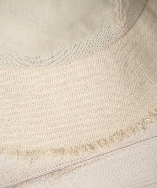 Mighty Shine(マイティシャイン)の「FRINGE HAT / Mighty Shine マイティシャイン / フリンジバケットハット(ハット・レディース・アイボリー/ネイビー/ブラウン・FREE)」の8枚目の写真