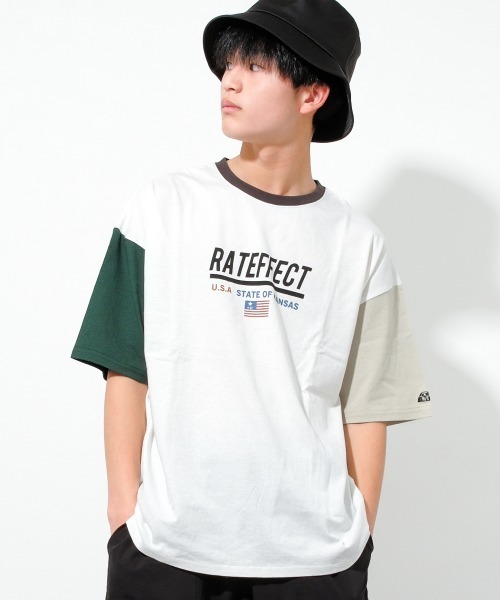 RAT EFFECT(ラットエフェクト)の「FOREST ADVENTUREビッグTシャツ(Tシャツ/カットソー・キッズ・ライトグレー/ブラック/グレイッシュベージュ/オフホワイト・170/150/130/160/140/120)」の5枚目の写真