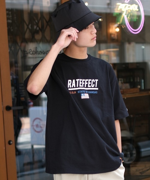 RAT EFFECT(ラットエフェクト)の「FOREST ADVENTUREビッグTシャツ(Tシャツ/カットソー・キッズ・ライトグレー/ブラック/グレイッシュベージュ/オフホワイト・170/150/130/160/140/120)」の9枚目の写真