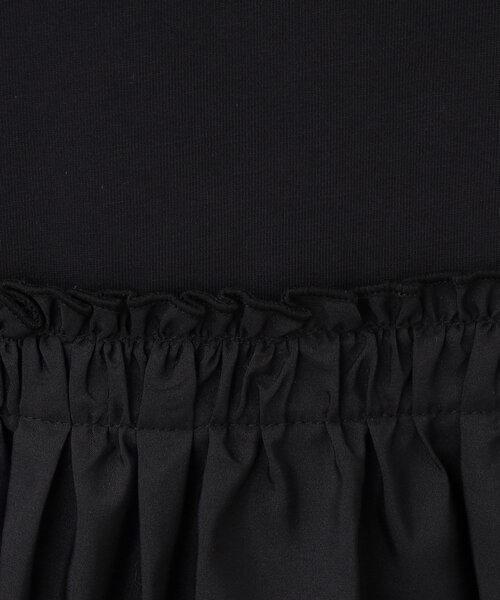 grove（グローブ）の「◆布帛切り替えフェミニンTシャツ（Tシャツ/カットソー・レディース・ブラック/ベージュ/アイボリー・03/02/05/01/04）」の9枚目の写真