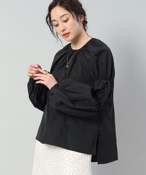 ブラウス シャツ 「SETENS/セテンス」ストレッチマテリアルブラウス レディース SETENS ブラウス シャツ 「SETENS/セテンス」ストレッチ