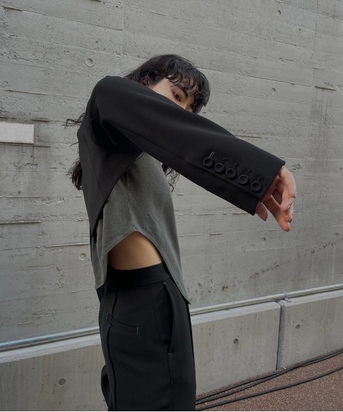 品多く PIGMENT CURVE HEM TEE（Tシャツ/カットソー）｜Ameri（アメリ トップス