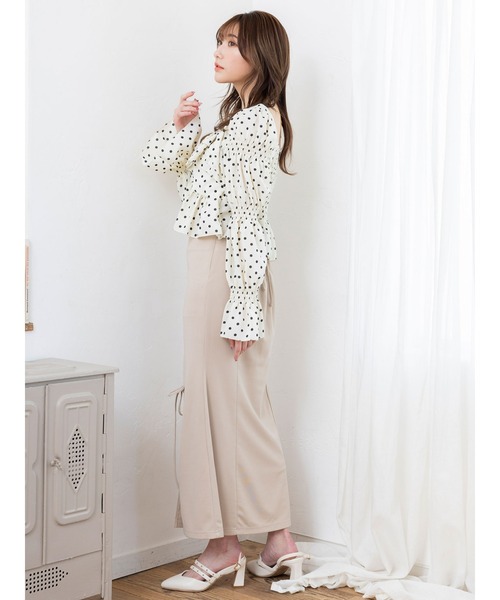 スリットリボンマーメイドスカート DURAS（デュラス）の「スリットリボンマーメイドスカート