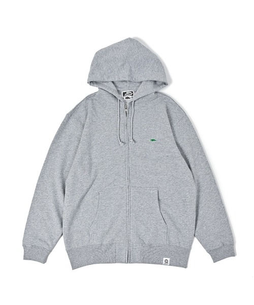 NOTHINKER(ノーシンカー)の「1pointbass ZIP Hoodie(パーカー・メンズ・ベージュ/グレー/ブラック・LARGE/X-LARGE/MEDIUM/SMALL/XX-LARGE)」の3枚目の写真