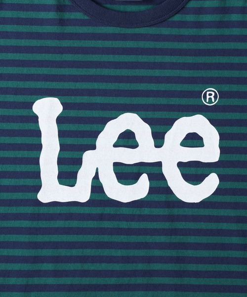Lee（リー）の「【Lee】リンガーロゴボーダーＴ（Tシャツ/カットソー・メンズ・ダークグリーン・XL/L/M）」の6枚目の写真