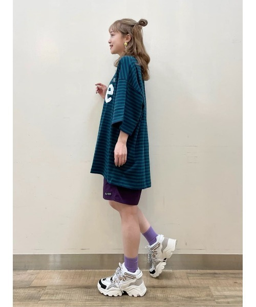 Lee（リー）の「【Lee】リンガーロゴボーダーＴ（Tシャツ/カットソー・メンズ・ダークグリーン・XL/L/M）」の18枚目の写真