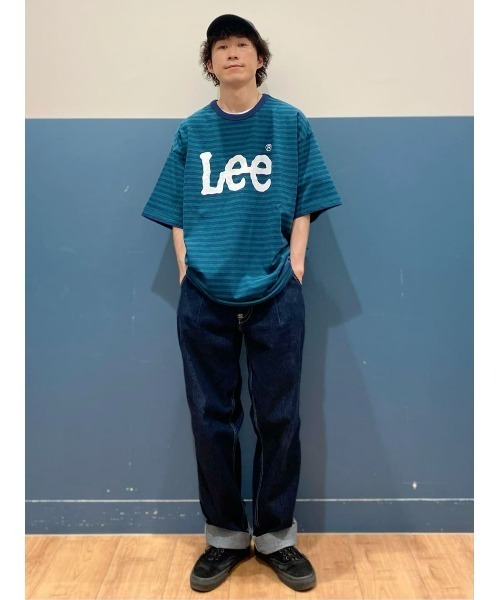 Lee（リー）の「【Lee】リンガーロゴボーダーＴ（Tシャツ/カットソー・メンズ・ダークグリーン・XL/L/M）」の14枚目の写真