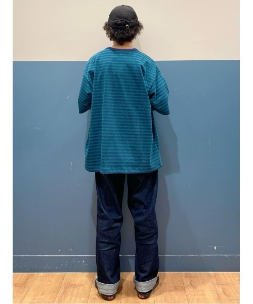 Lee（リー）の「【Lee】リンガーロゴボーダーＴ（Tシャツ/カットソー・メンズ・ダークグリーン・XL/L/M）」の15枚目の写真