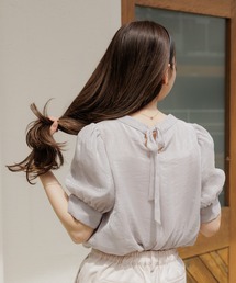 flower | グロスリボンハーフブラウス(シャツ/ブラウス)