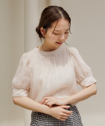 flower | グロスリボンハーフブラウス(シャツ/ブラウス)