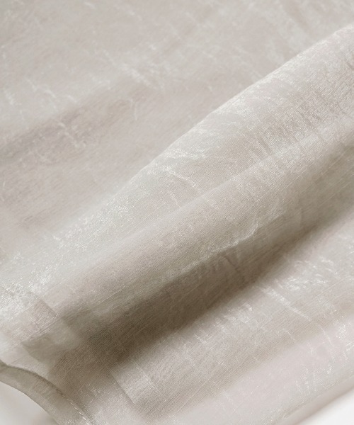 flower（フラワー）の「グロスリボンハーフブラウス（シャツ/ブラウス・レディース・グレー/アイボリー・FREE）」の13枚目の写真