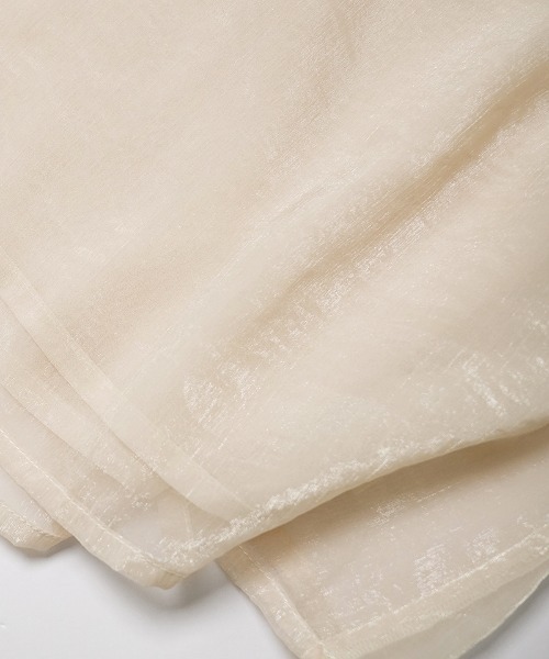 flower（フラワー）の「グロスリボンハーフブラウス（シャツ/ブラウス・レディース・グレー/アイボリー・FREE）」の7枚目の写真