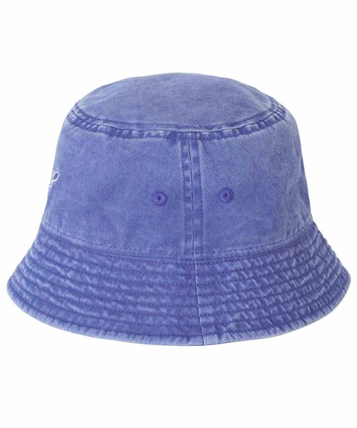X-girl（エックスガール）の「WASHED BUCKET HAT（ハット・レディース・ブルー/ブラック/ピンク・ONE SIZE）」の6枚目の写真