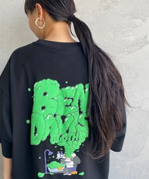 【WEB限定】[BEN DAVIS/ベンデイビス] SHAMPOO LOGO バックプリントTシャツ