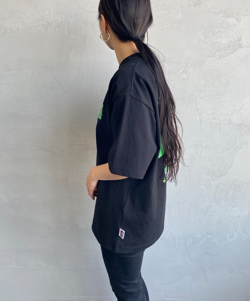 BEN DAVIS（ベンデイビス）の「【WEB限定】[BEN DAVIS/ベンデイビス] SHAMPOO LOGO バックプリントTシャツ（Tシャツ/カットソー・レディース・ブラック/ブルー/ホワイト・M/XL/L）」の6枚目の写真