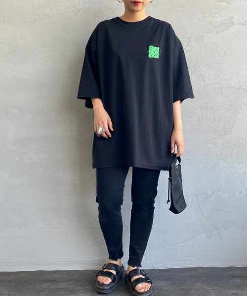 BEN DAVIS（ベンデイビス）の「【WEB限定】[BEN DAVIS/ベンデイビス] SHAMPOO LOGO バックプリントTシャツ（Tシャツ/カットソー・レディース・ブラック/ブルー/ホワイト・M/XL/L）」の7枚目の写真