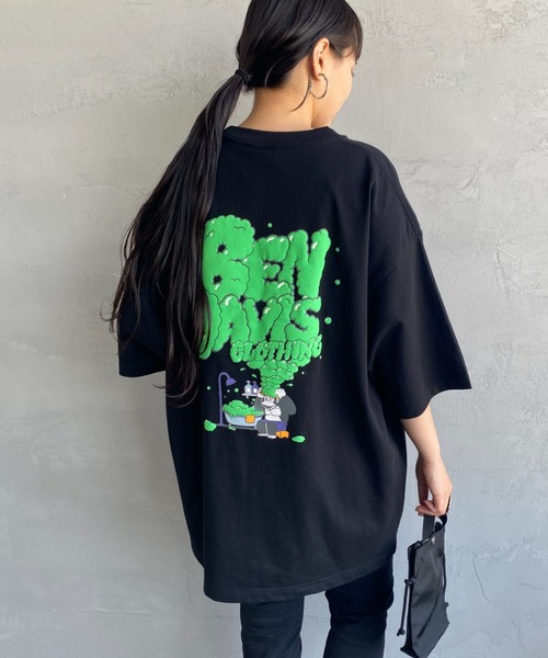 BEN DAVIS（ベンデイビス）の「【WEB限定】[BEN DAVIS/ベンデイビス] SHAMPOO LOGO バックプリントTシャツ（Tシャツ/カットソー・レディース・ブラック/ブルー/ホワイト・M/XL/L）」の22枚目の写真