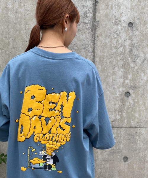 BEN DAVIS（ベンデイビス）の「【WEB限定】[BEN DAVIS/ベンデイビス] SHAMPOO LOGO バックプリントTシャツ（Tシャツ/カットソー・レディース・ブラック/ブルー/ホワイト・M/XL/L）」の17枚目の写真