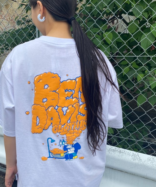 BEN DAVIS（ベンデイビス）の「【WEB限定】[BEN DAVIS/ベンデイビス] SHAMPOO LOGO バックプリントTシャツ（Tシャツ/カットソー・レディース・ブラック/ブルー/ホワイト・M/XL/L）」の13枚目の写真