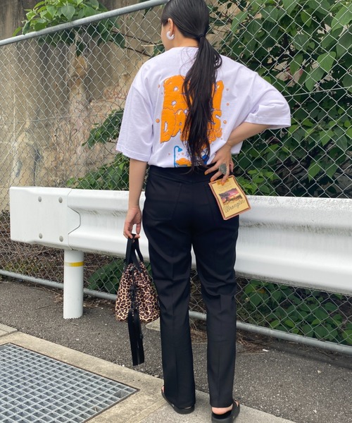 BEN DAVIS（ベンデイビス）の「【WEB限定】[BEN DAVIS/ベンデイビス] SHAMPOO LOGO バックプリントTシャツ（Tシャツ/カットソー・レディース・ブラック/ブルー/ホワイト・M/XL/L）」の4枚目の写真