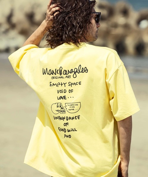 Mark Gonzales（マーク・ゴンザレス）の「MARK GONZALES ARTWORK COLLECTION(マーク ゴンザレス)バックプリント ロゴ 半袖Tシャツ/5type/6colors（Tシャツ/カットソー・メンズ・ホワイト系3/ホワイト系5/ブラック系2/ブラック系4/ベージュ系3/カーキ系4/イエロー系2/ホワイト系1/ホワイト系2/ブラック系5/ホワイト系4/ブラック系1/ブラック系3/ベージュ系2/カーキ系3/ブルー系5/イエロー系5/ベージュ系4/ブルー系1/イエロー系1・M/L/XL）」の20枚目の写真