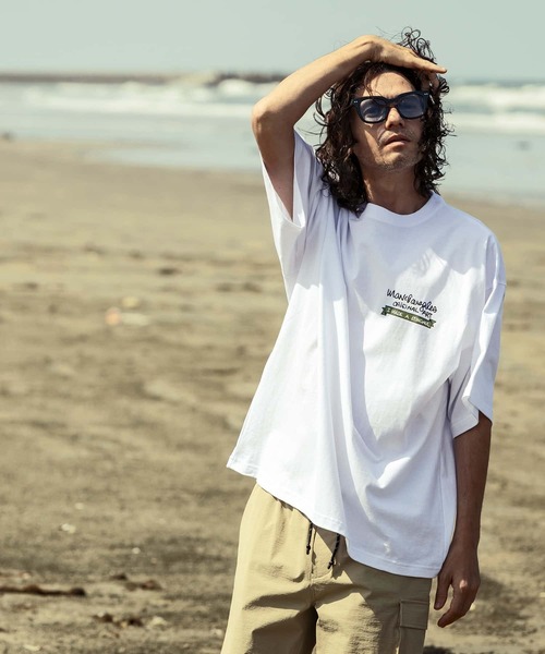 Mark Gonzales（マーク・ゴンザレス）の「MARK GONZALES ARTWORK COLLECTION(マーク ゴンザレス)バックプリント ロゴ 半袖Tシャツ/5type/6colors（Tシャツ/カットソー・メンズ・ホワイト系3/ホワイト系5/ブラック系2/ブラック系4/ベージュ系3/カーキ系4/イエロー系2/ホワイト系1/ホワイト系2/ブラック系5/ホワイト系4/ブラック系1/ブラック系3/ベージュ系2/カーキ系3/ブルー系5/イエロー系5/ベージュ系4/ブルー系1/イエロー系1・M/L/XL）」の21枚目の写真