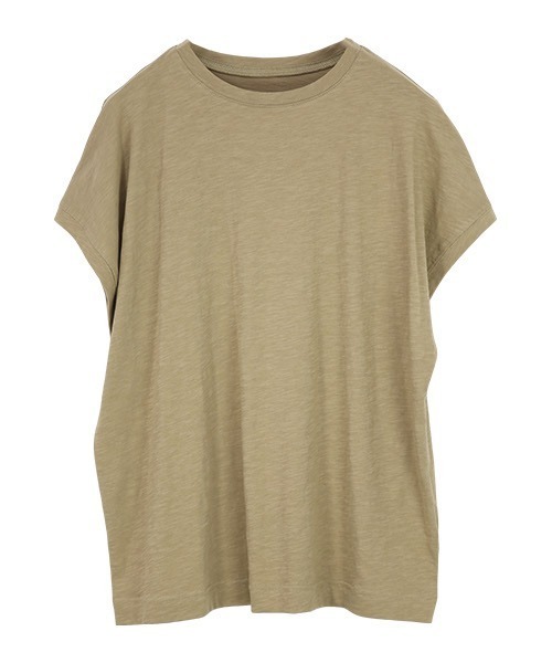 and it_(アンドイット)の「コットンスラブシンプルルーズTシャツ(Tシャツ/カットソー・レディース・キナリ/ミント/モカ/ブラック/ピンク/ブルー・M/L)」の19枚目の写真