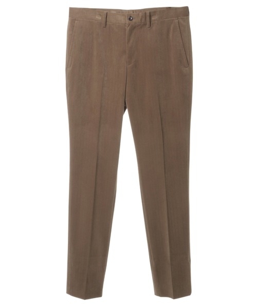 CROWDED CLOSET（クラウデッドクローゼット）の「ベロアパンツ/別売りセットアップジャケット、ベストあり（スラックス・メンズ・ベージュ/ブラック/ボルドー・02/03/01）」の6枚目の写真