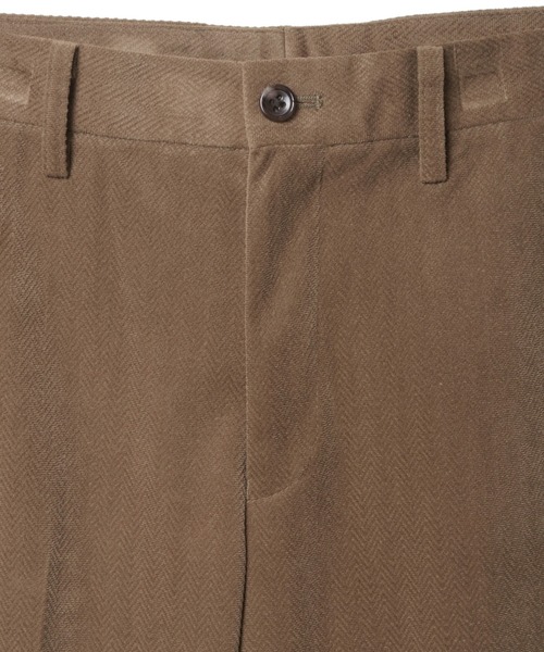 CROWDED CLOSET（クラウデッドクローゼット）の「ベロアパンツ/別売りセットアップジャケット、ベストあり（スラックス・メンズ・ベージュ/ブラック/ボルドー・02/03/01）」の10枚目の写真