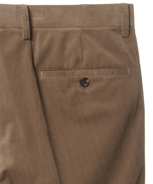 CROWDED CLOSET（クラウデッドクローゼット）の「ベロアパンツ/別売りセットアップジャケット、ベストあり（スラックス・メンズ・ベージュ/ブラック/ボルドー・02/03/01）」の14枚目の写真