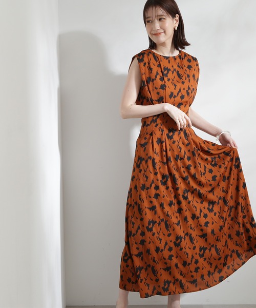 【S Size Line】◆プリントバックレースワンピース