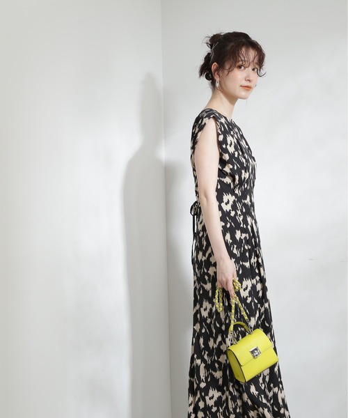 N.（N. Natural Beauty Basic）（エヌエヌナチュラルビューティーベーシック）の「【S Size Line】◆プリントバックレースワンピース（ワンピース・レディース・ブラック系その他/ブラウン系その他/ドット・SMALL/MEDIUM）」の5枚目の写真